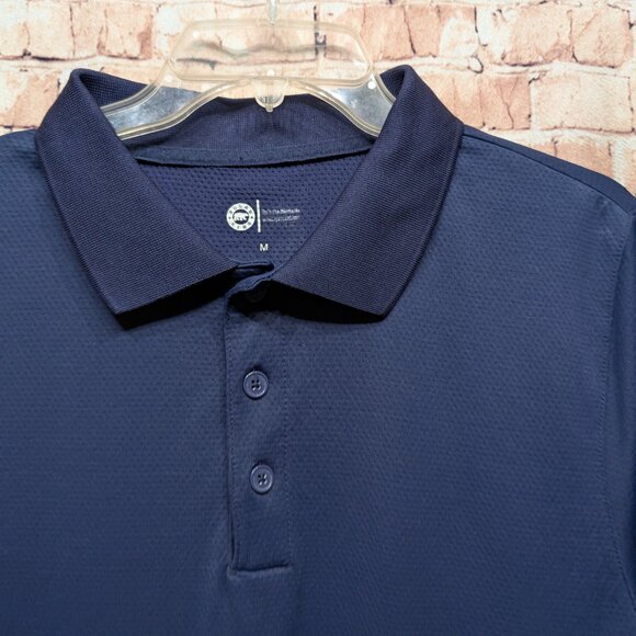 Polar King Short Sleeve Blue Polo Size Med - Picture 4 of 15